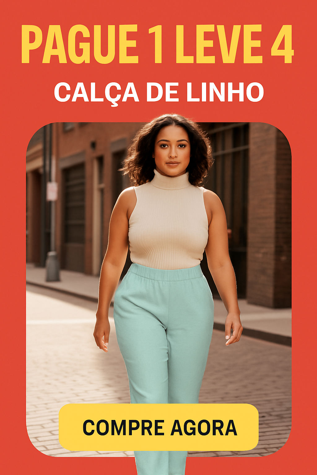 Calça De Linho Júlia - PAGUE 1 LEVE 4