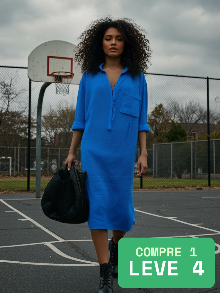 Vestido De Linho Village - PAGUE 1 LEVE 4