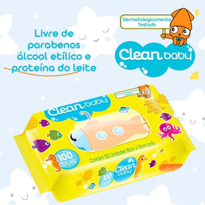 Caixa Kit Com 300  Lenços/Toalhas Umedecida  Kit Higiene Bebe Promoção