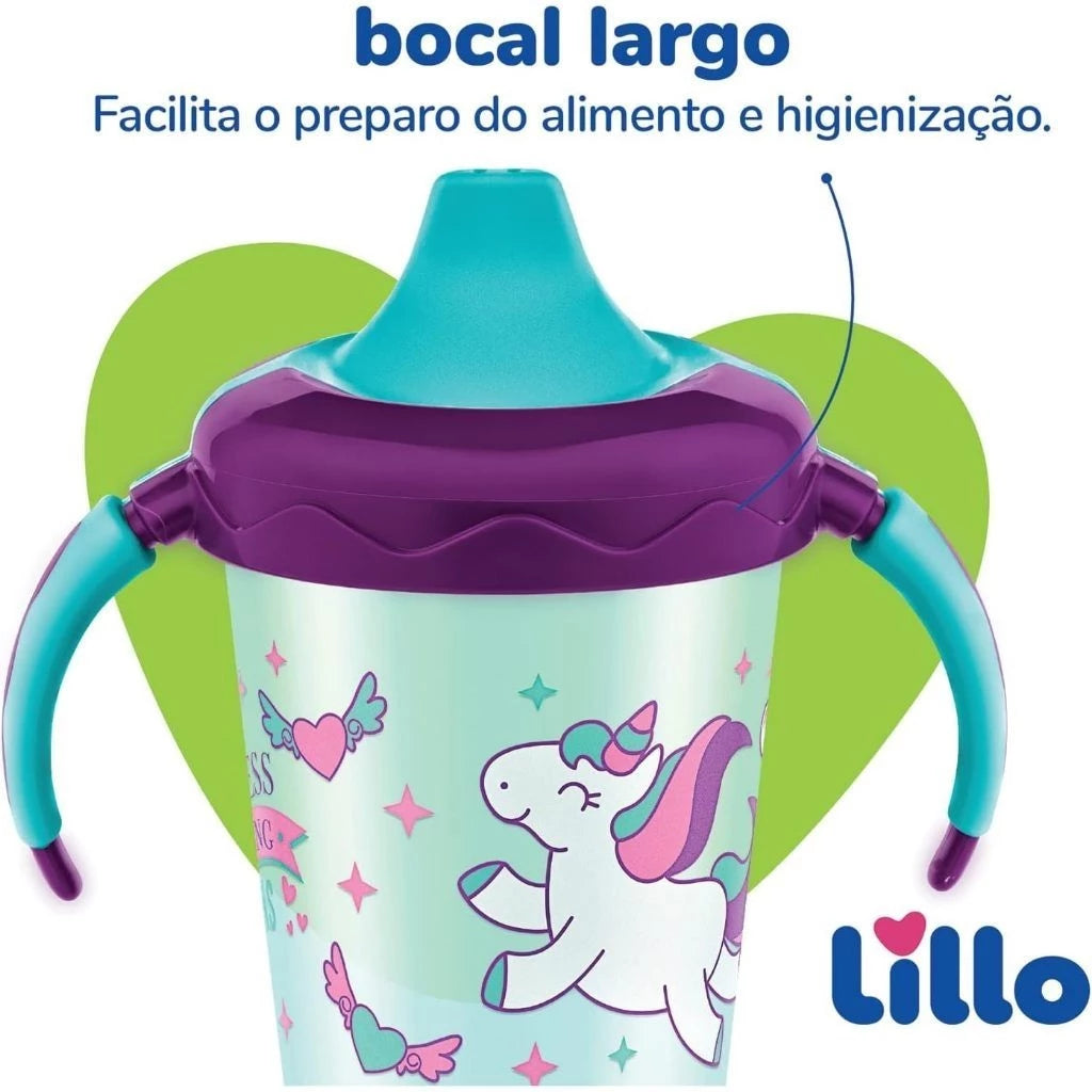 Caneca Antivazamento LILÁS LILLO - Copo Antizamento